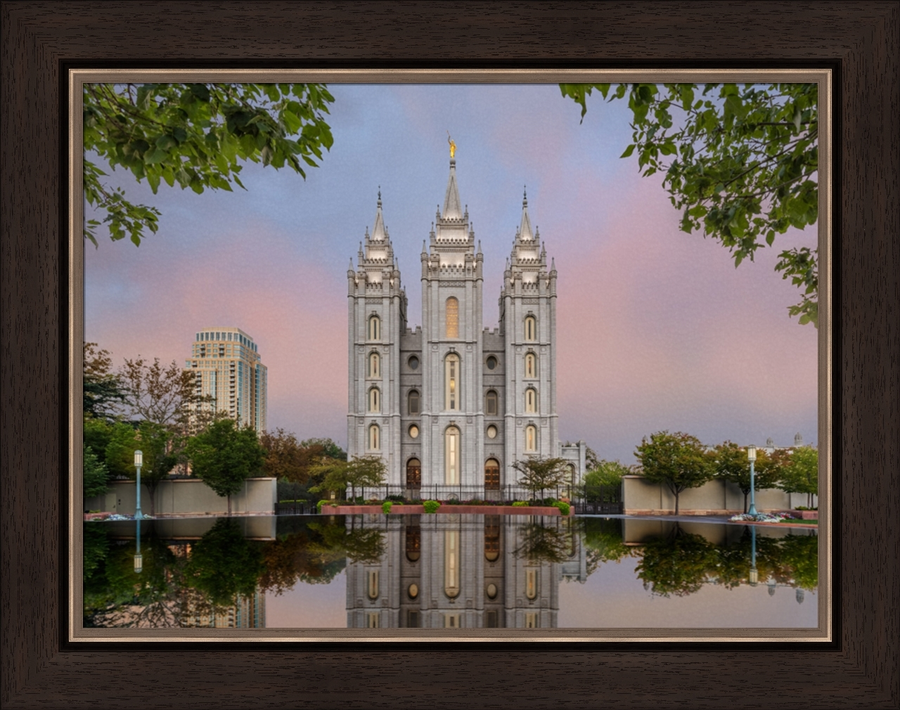 House of Peace: Salt Lake City Temple (27x35 Framed Art), , large image number 0