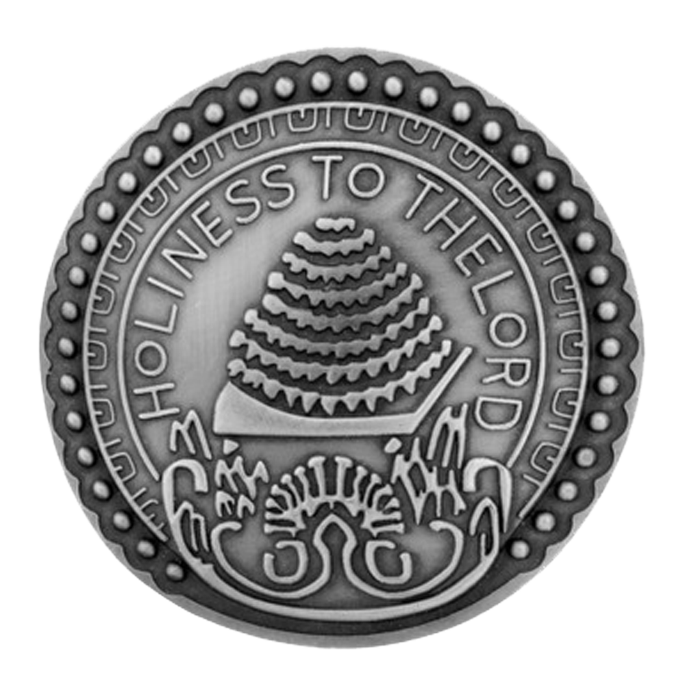 Salt Lake Temple Tac Pin-Antique Silver