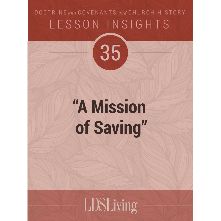 Lesson Insights Doctrine and Covenants and Church History #35