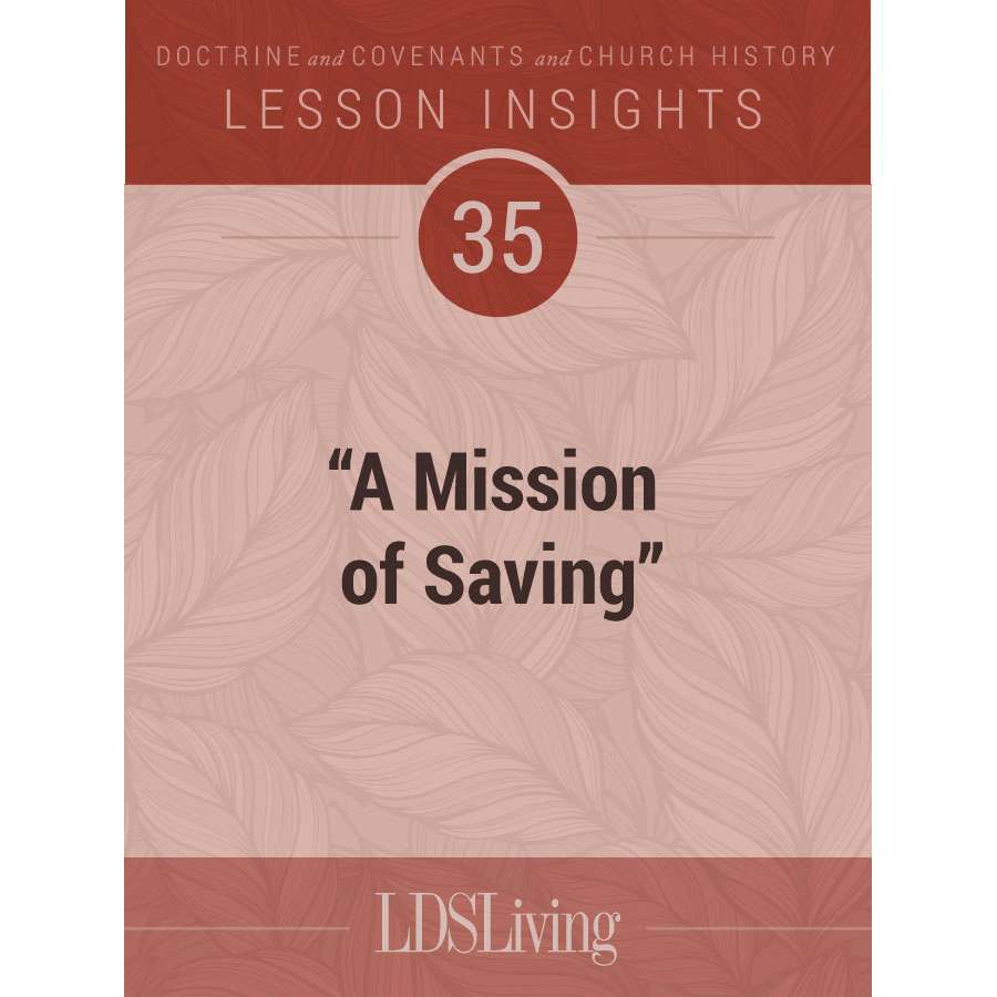 Lesson Insights Doctrine and Covenants and Church History #35
