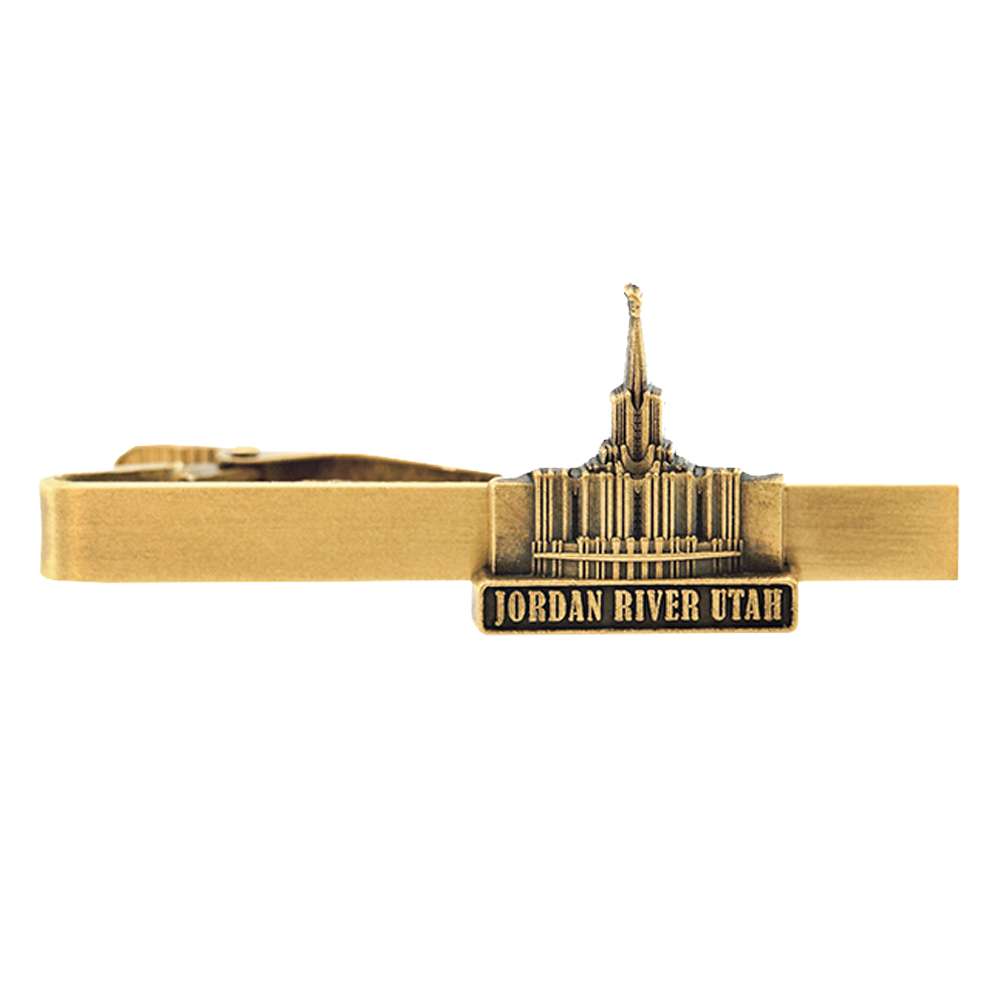 Jordan River Temple Tie Bar