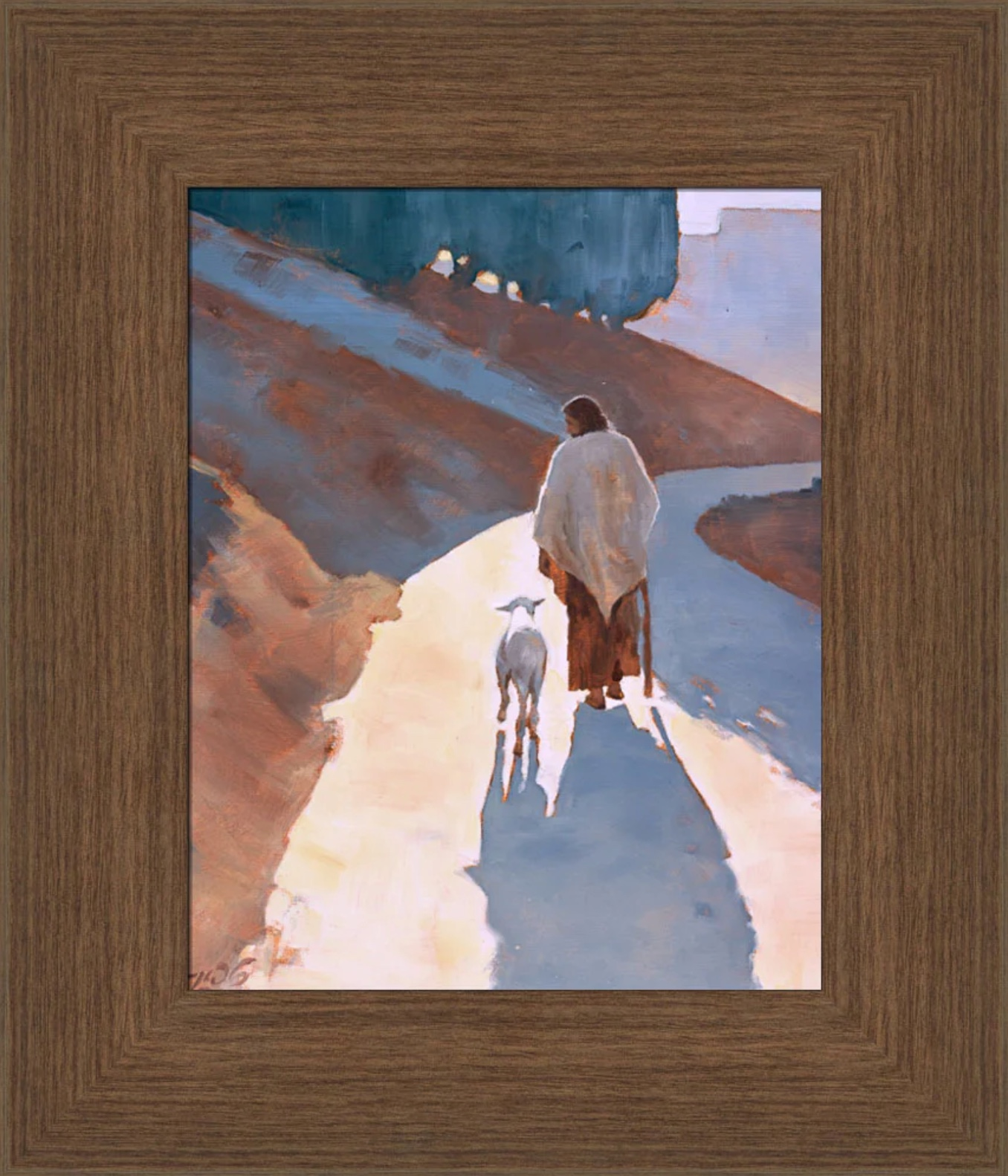 With Me In the Way (14x12 Framed Paper Print)