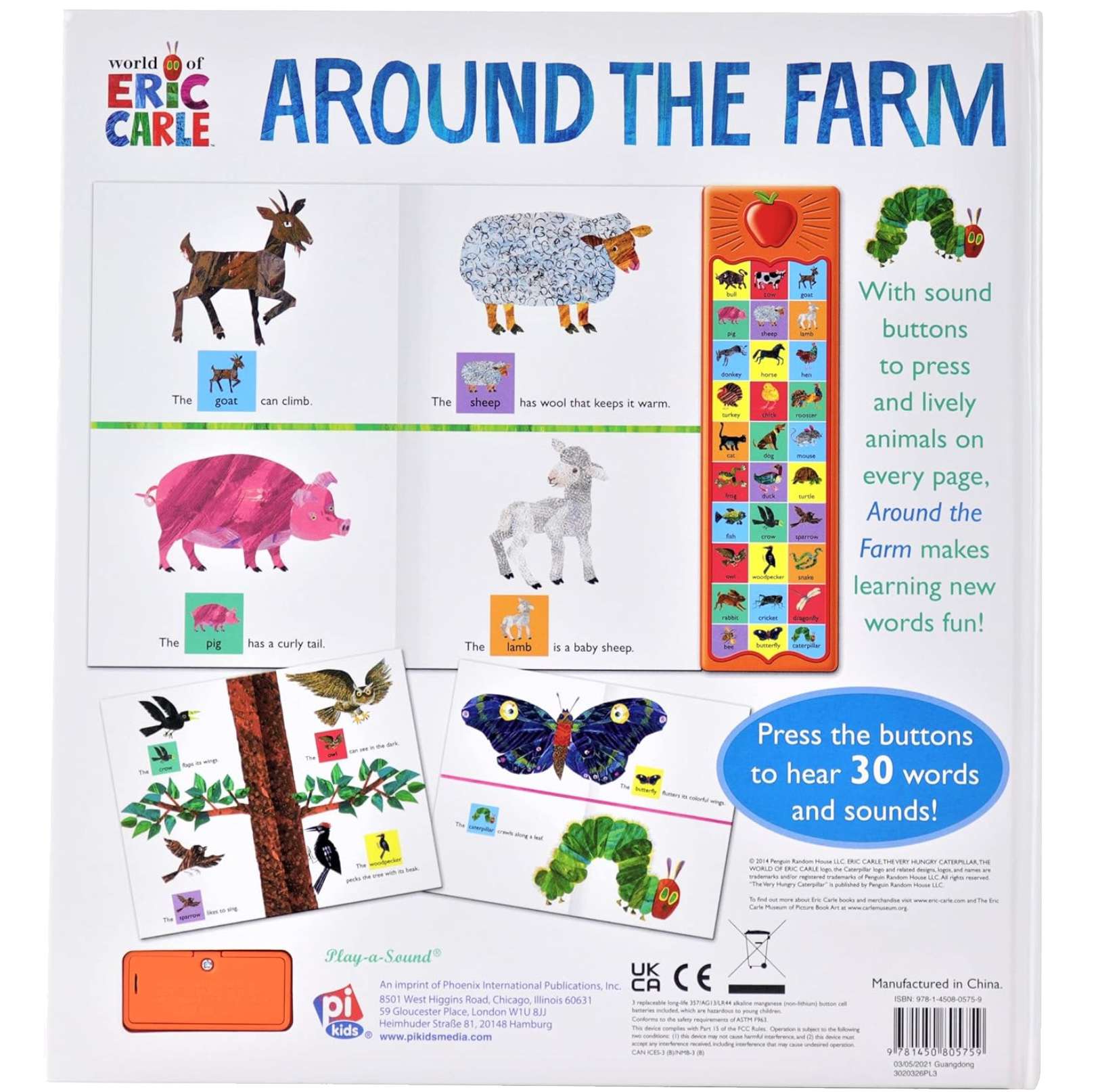 Eric Carle Around the Farm Sound Book, , large