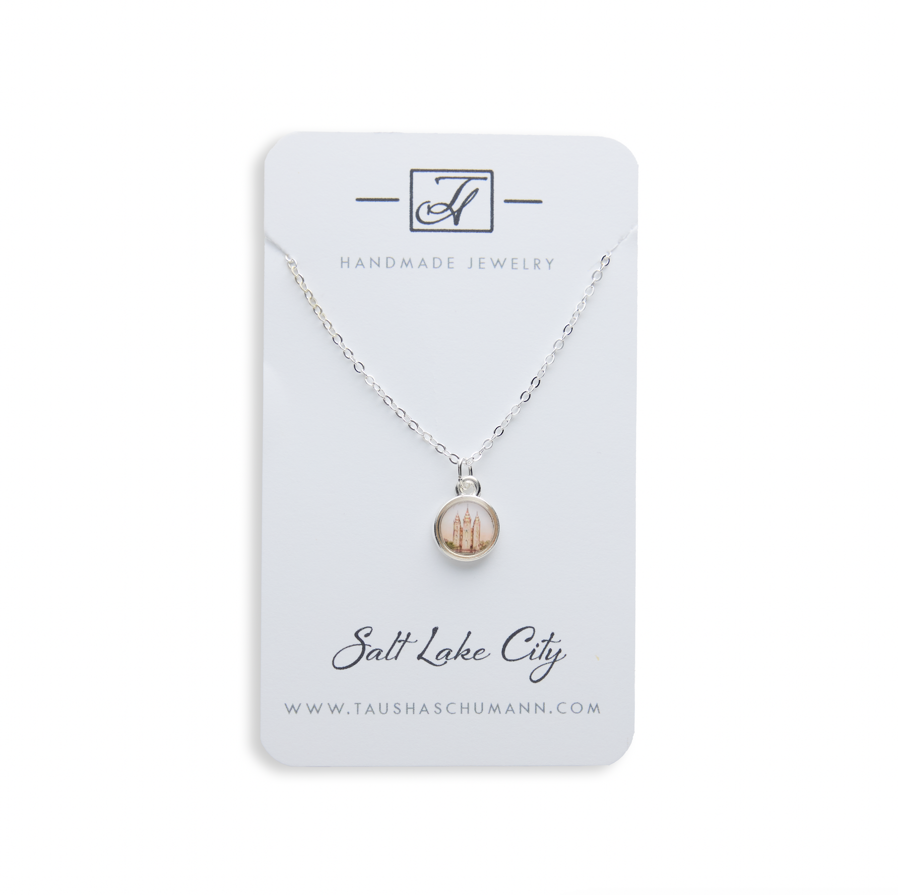 Salt Lake City Utah Temple Necklace
