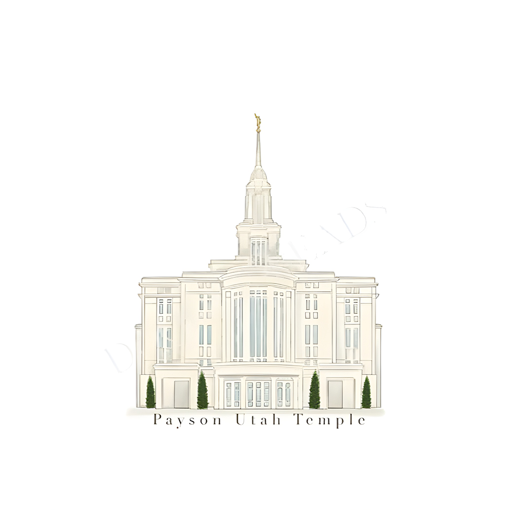 Payson  Temple - 8x10 Print