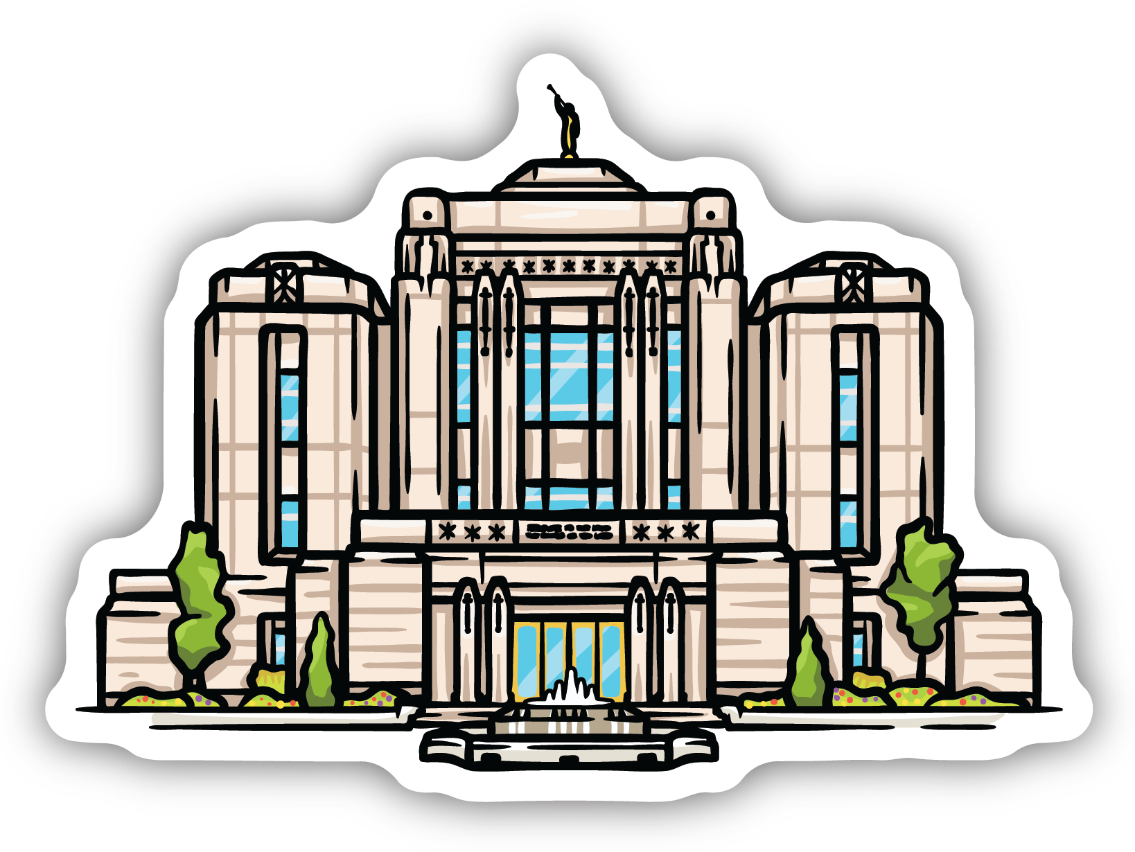 Sticker Meridian Temple, , large image number 0