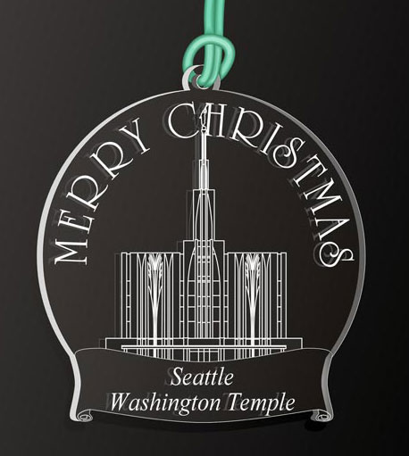 Seattle Temple Ornament, , large