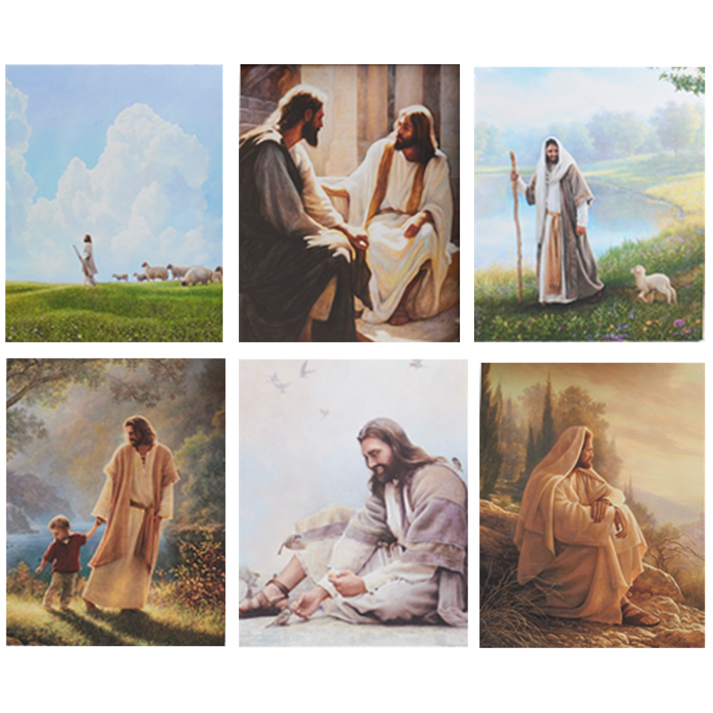Greg Olsen 6 Prints in 1 Frame Collection,  Greg Olsen 6 Prints in 1 Frame Collection