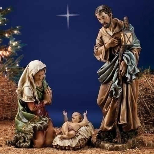 Nativity Holy Family Figure (39" Scale), , large image number 1