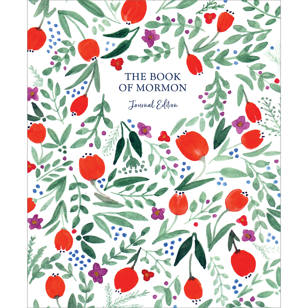 The Book of Mormon, Journal Edition, Red Floral (No Index),  The Book of Mormon, Journal Edition, Red Floral (No Index)