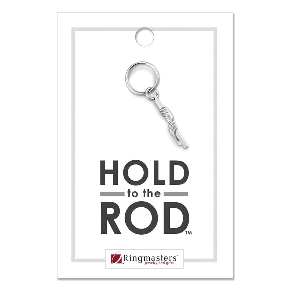 Hold to the Rod with Hands Zipper Pull