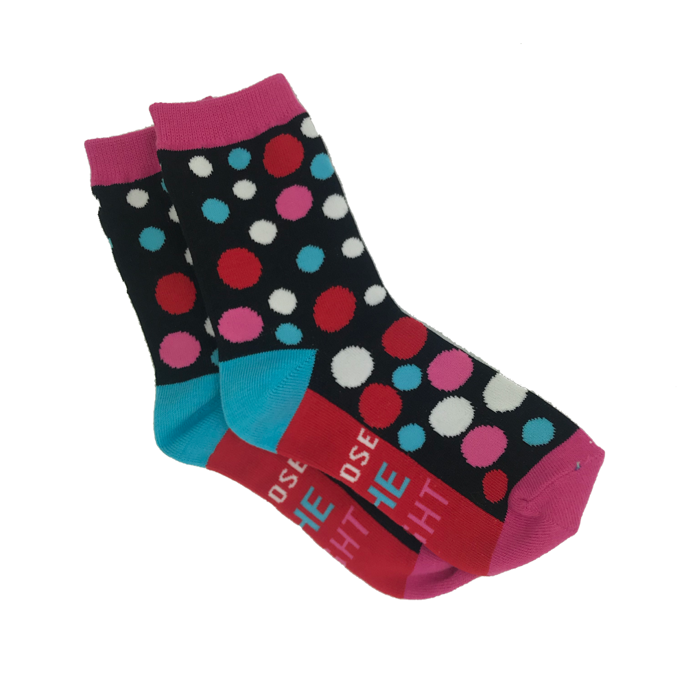 Kids Polka Dot Choose the Right Socks,  Kids Polka Dot Choose the Right Socks