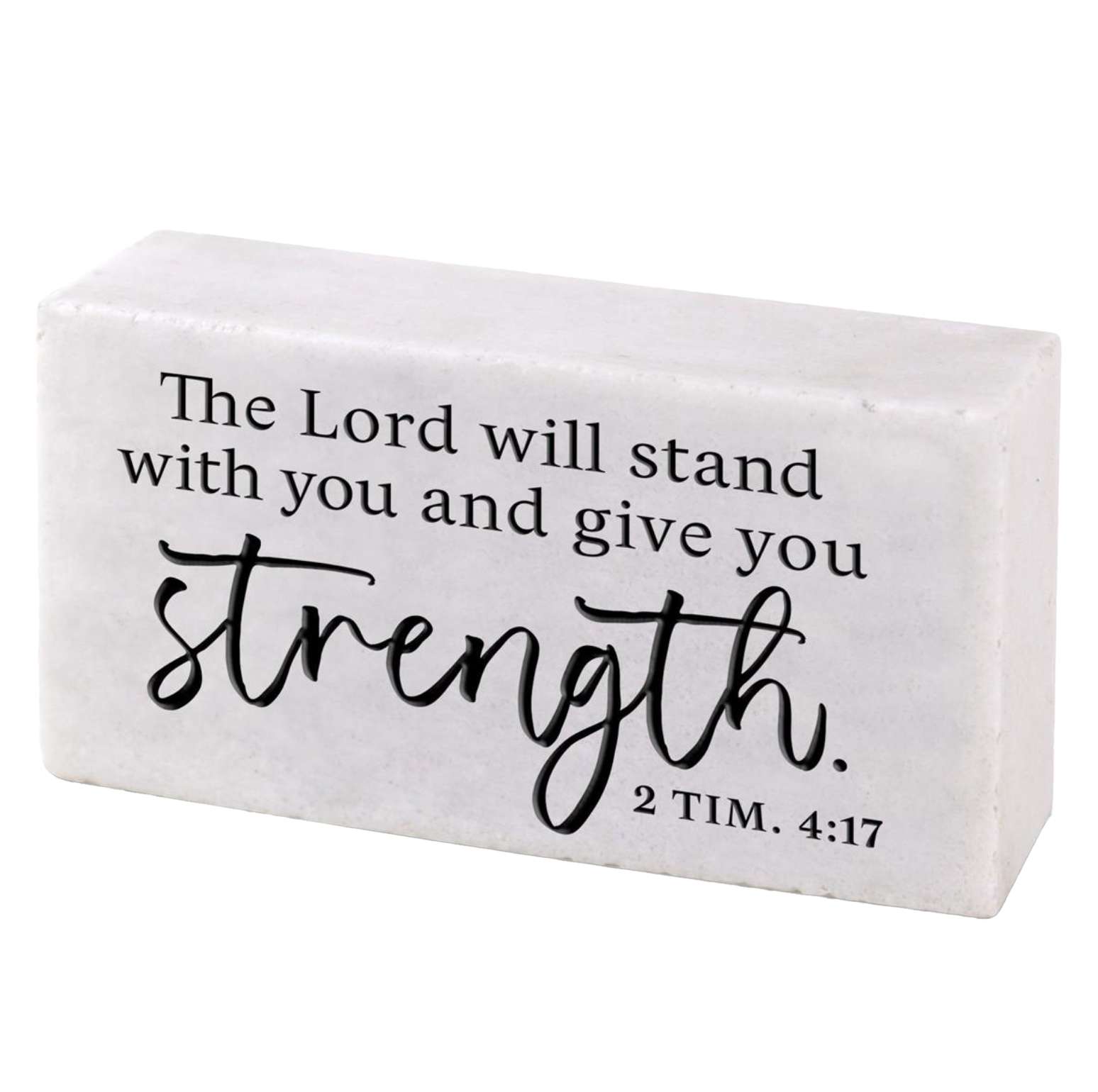 Lord Will Stand (4x2 Stone Plaque)