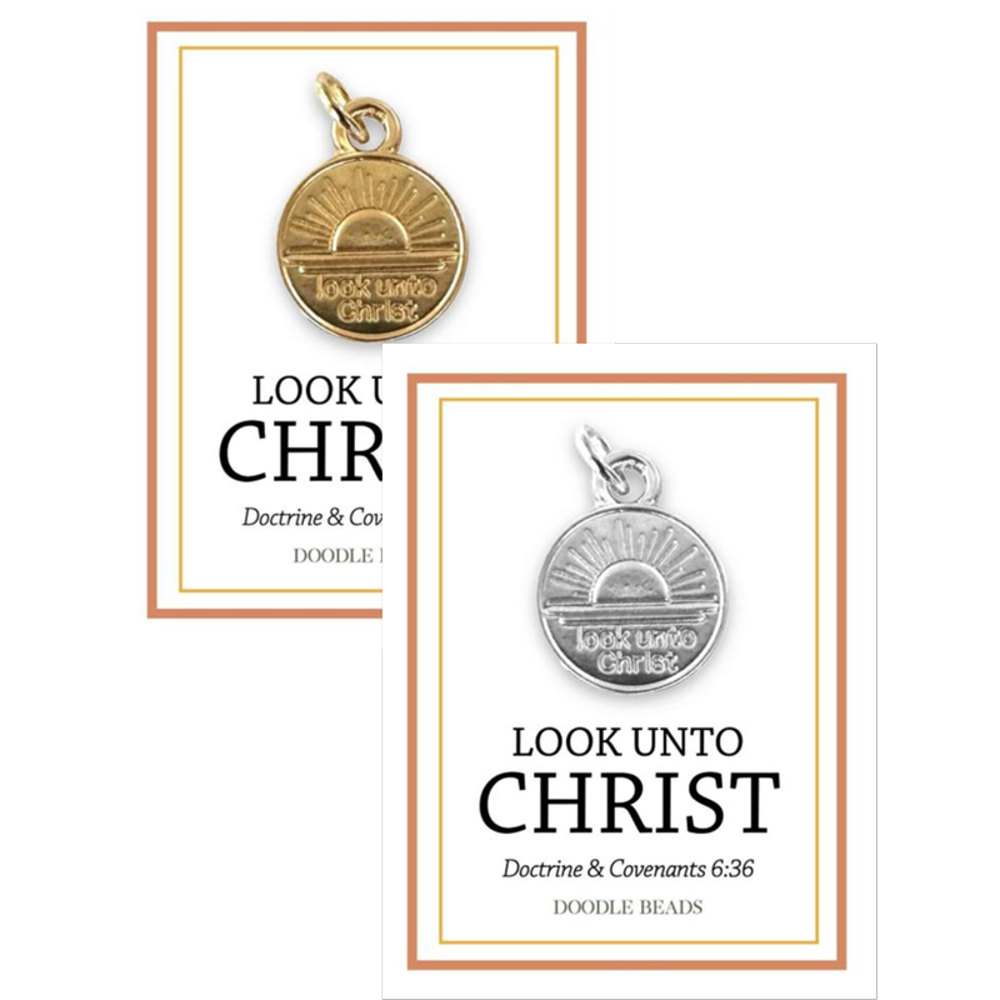Look unto Christ 2025 Youth Theme Charm,  Look unto Christ 2025 Youth Theme Charm