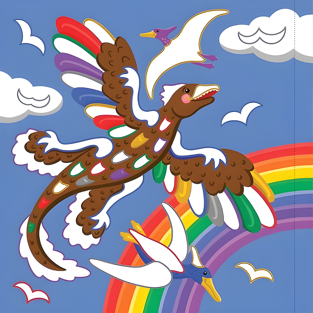 Color-By-Foil Sticker Book Dinosaurs, , large image number 3