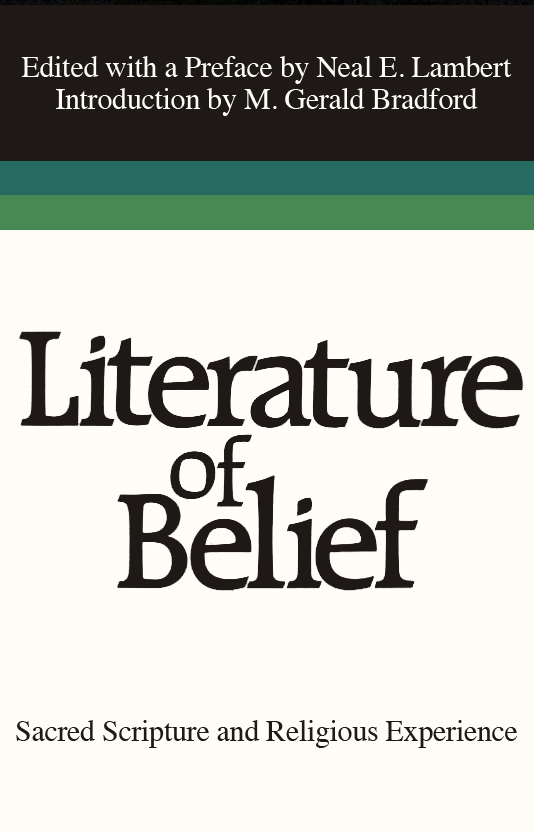 Literature of Belief, , large image number 0