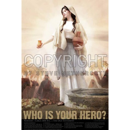 Rebekah at the Well (24x36 Poster)