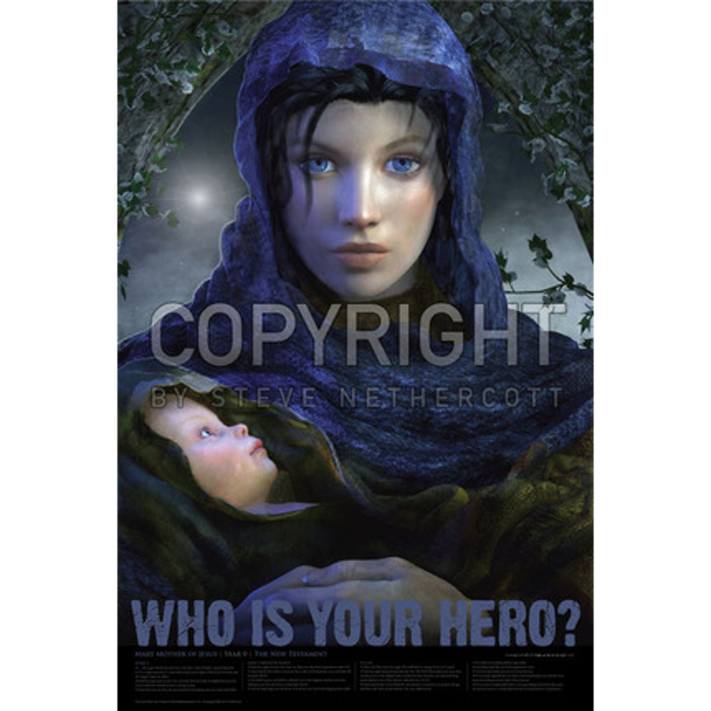 Mary, the Mother of Jesus (24x36 Poster),  Mary, the Mother of Jesus (24x36 Poster)