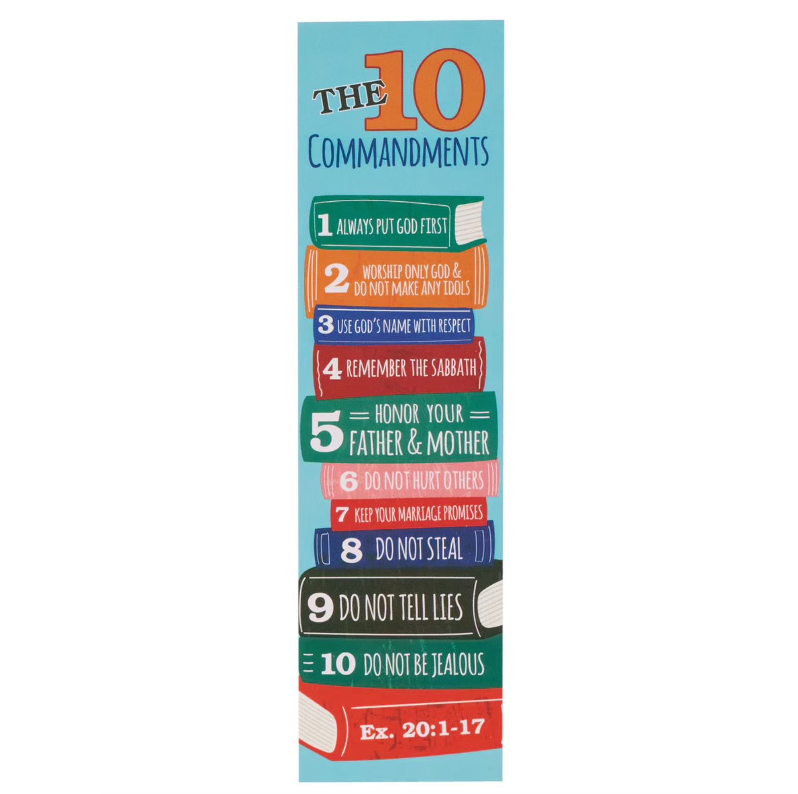 The 10 Commandments Bookmark Set