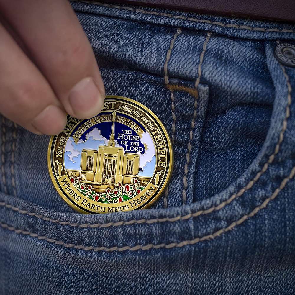 Ogden Utah Temple Medallion Coin, , large image number 4