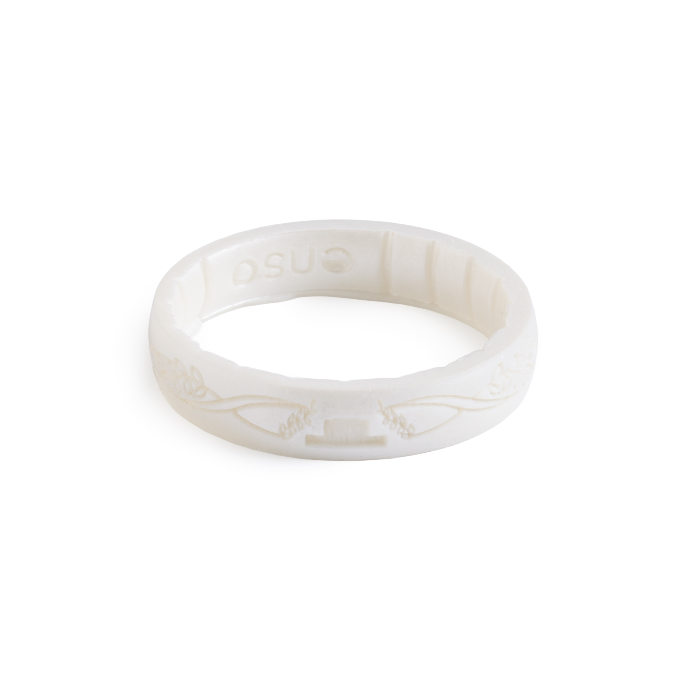 Mesa Temple Thin Silicone Ring