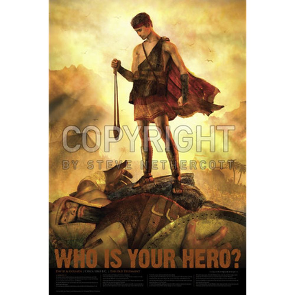 David and Goliath (24x36 Poster),  David and Goliath (24x36 Poster)