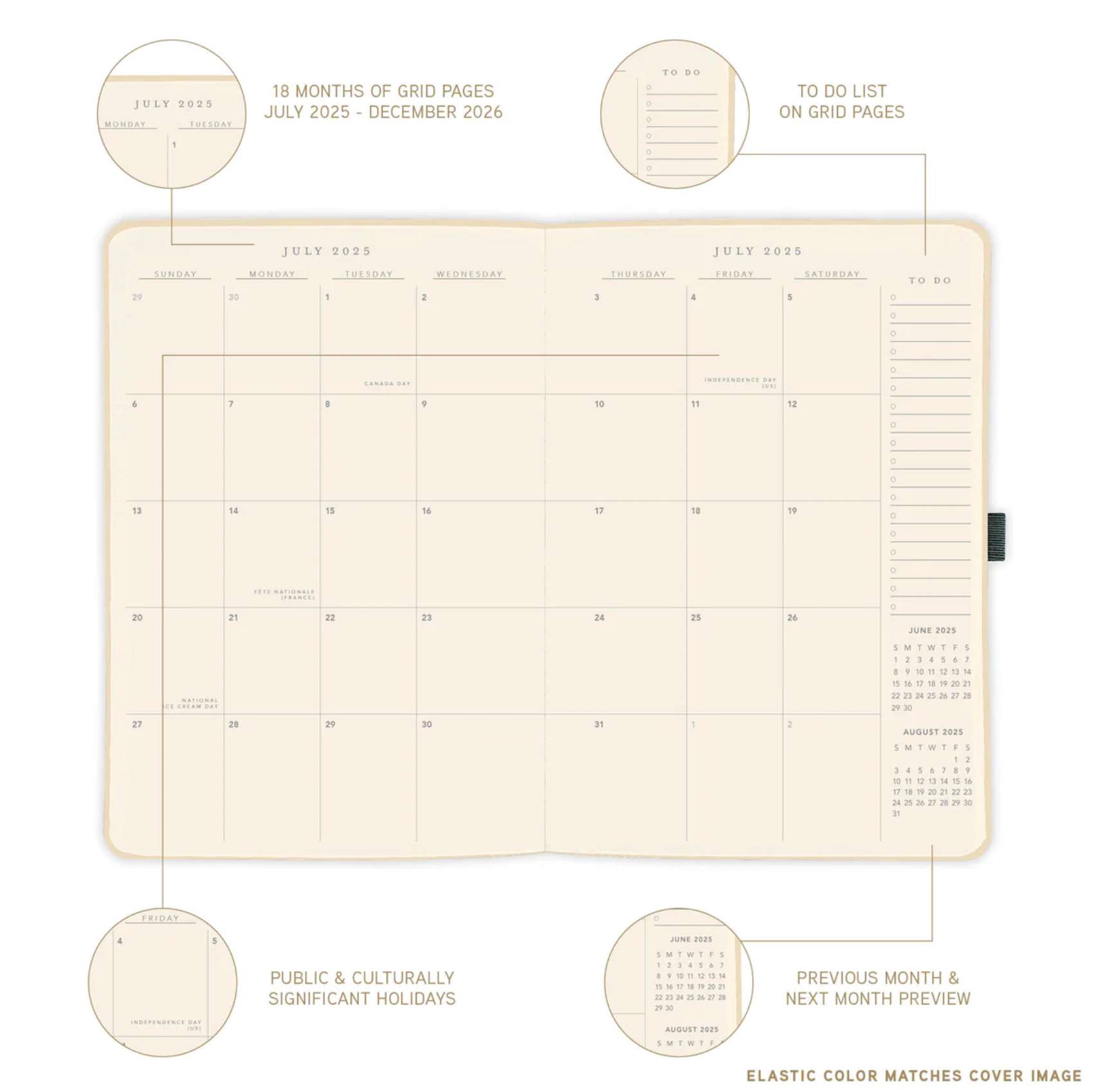 2026 Glossy 18-Month Planner, , large image number 2