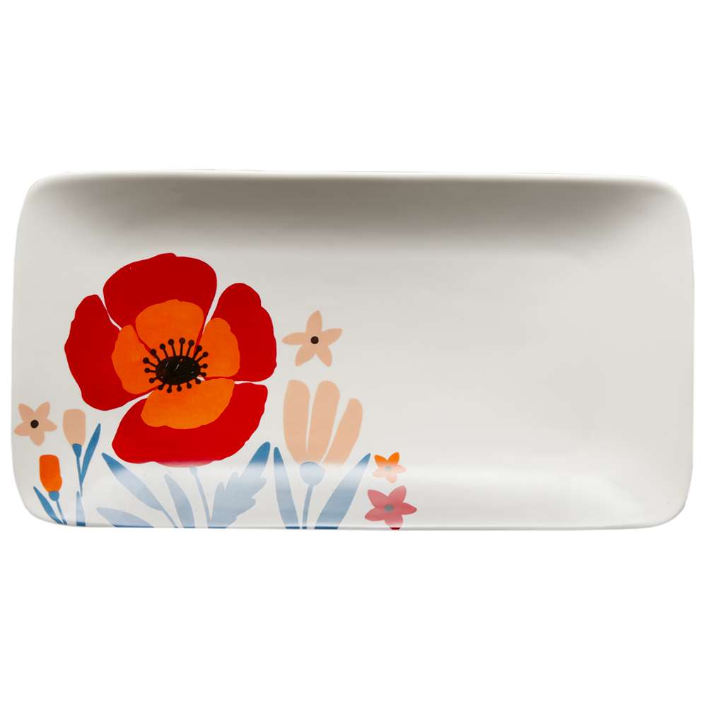 Floral Ceramic Tray