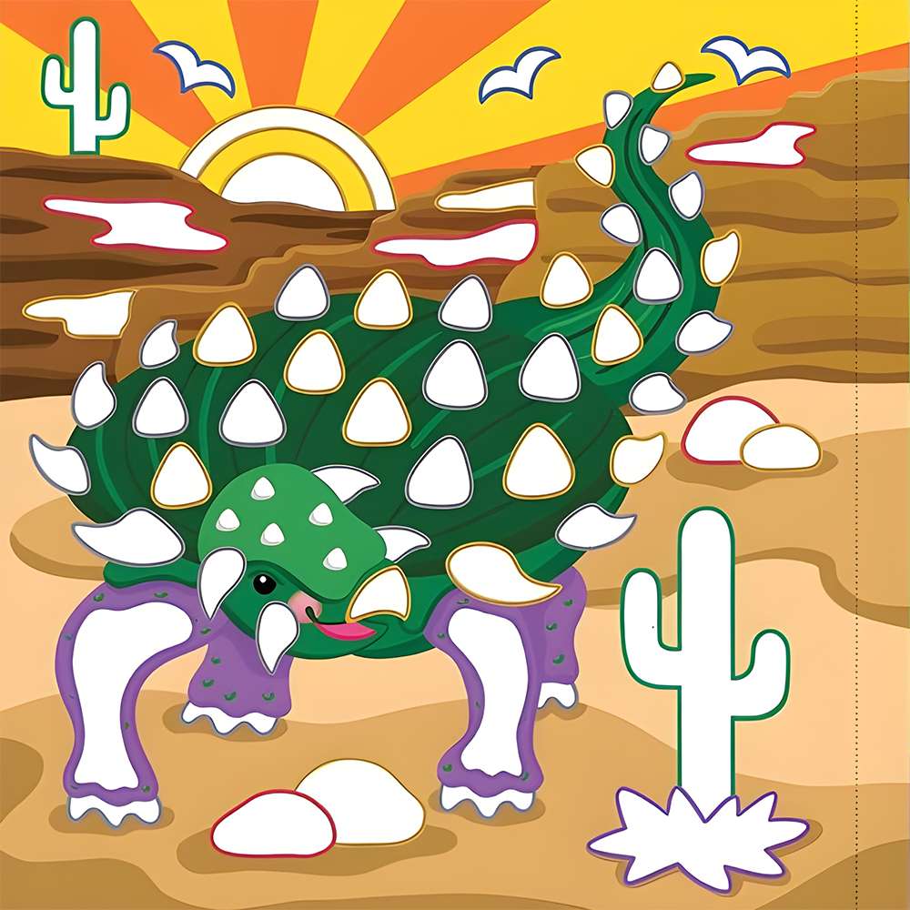 Color-By-Foil Sticker Book Dinosaurs, , large image number 5