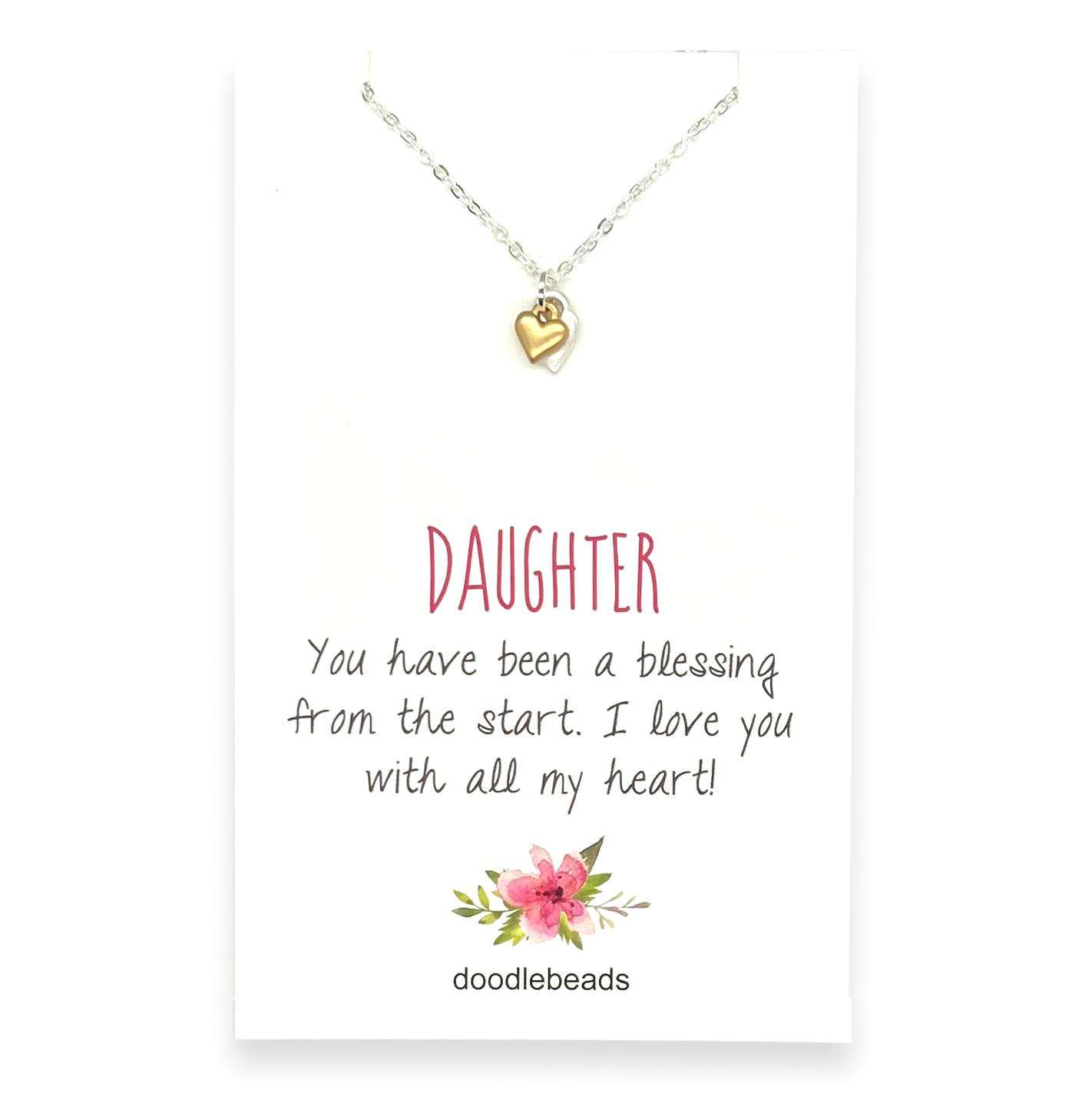 Daughter Blessing from the Start Necklace