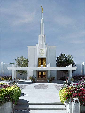 Denver Temple: Divine Love (3x4 Portrait View Print)