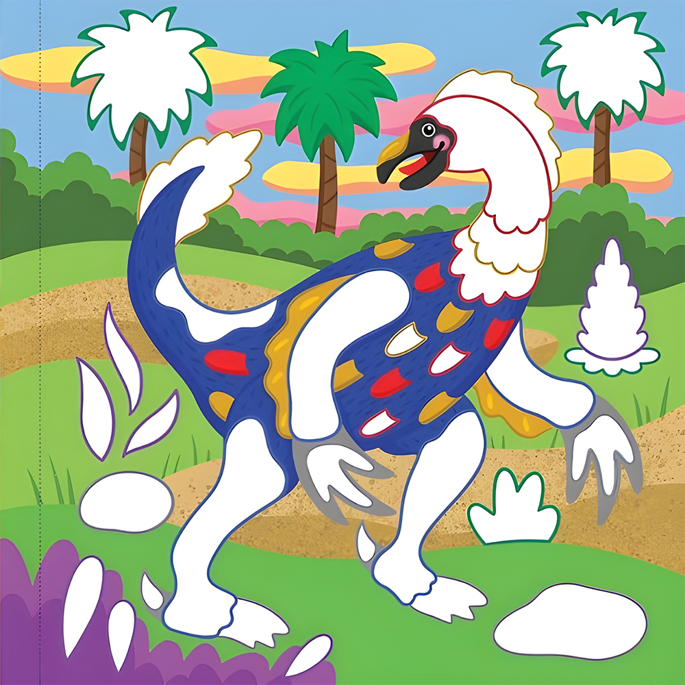 Color-By-Foil Sticker Book Dinosaurs, , large image number 8