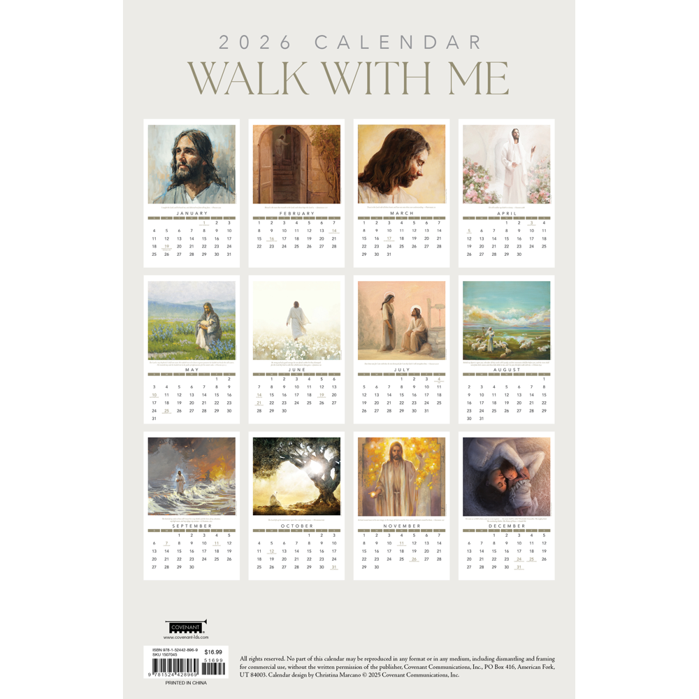 2026 Walk With Me Calendar, , large image number 3