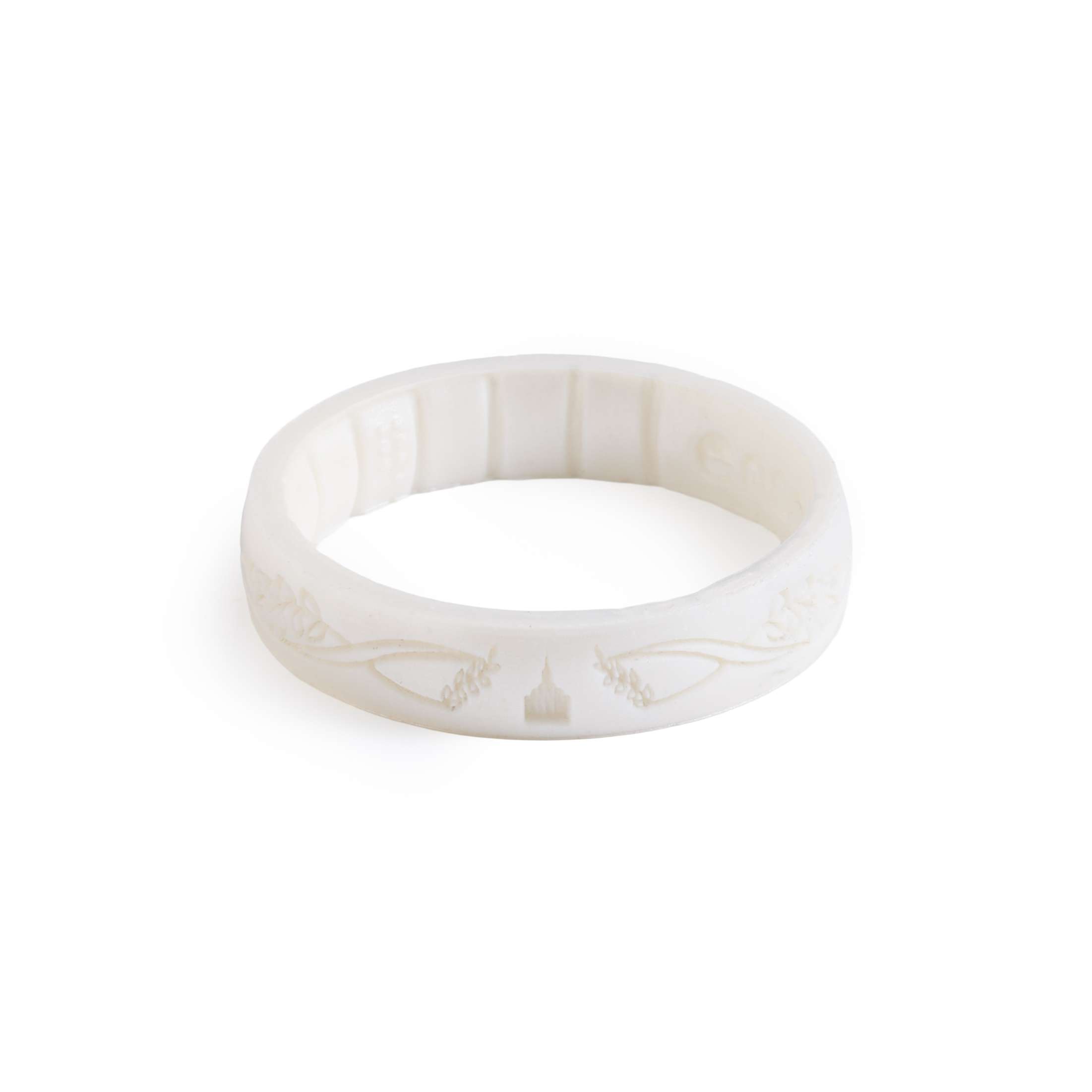 Lindon Temple Thin Silicone Ring