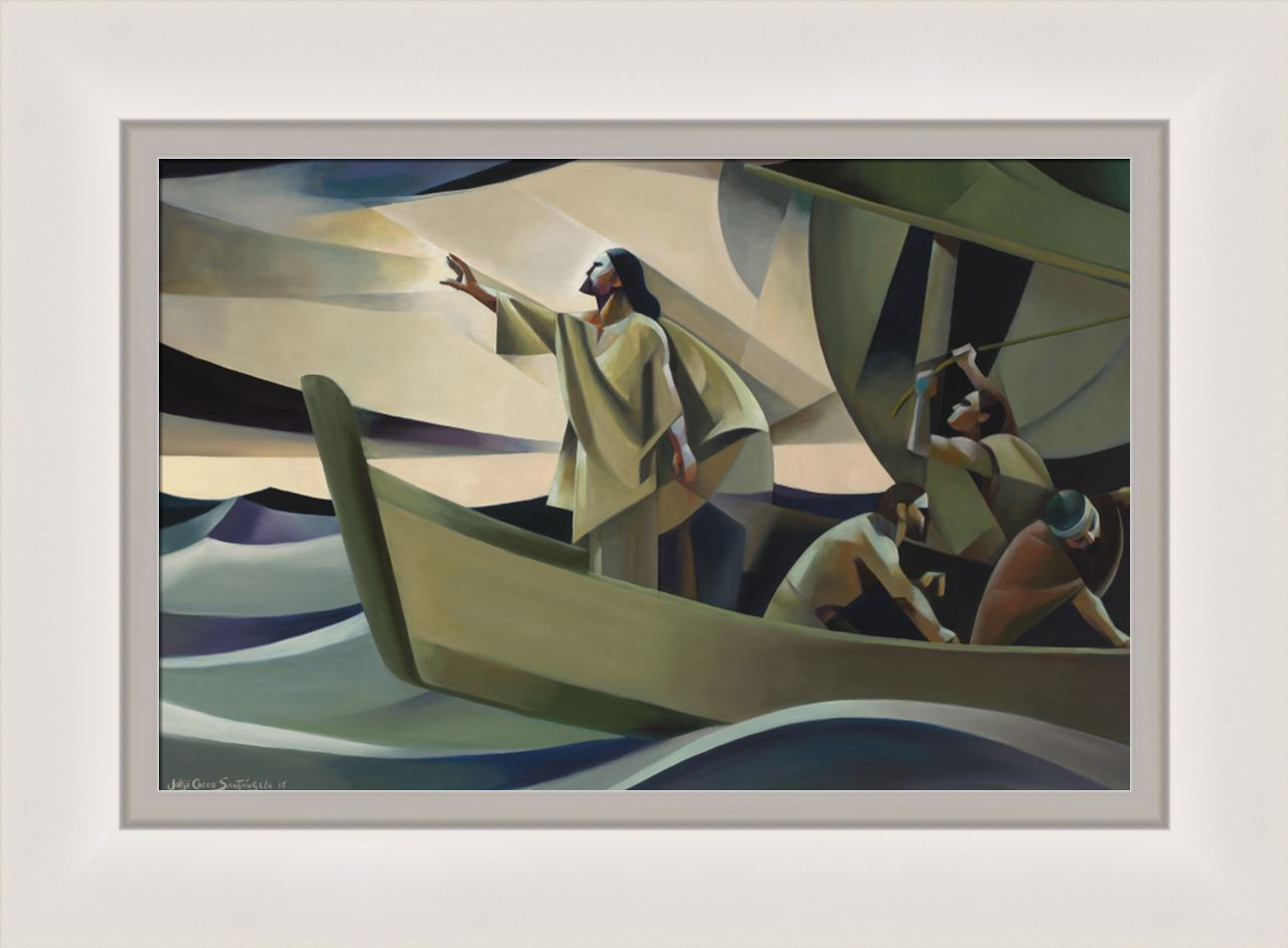 The Tempest - Peace, be Still (11x15 Framed Art), , large image number 0
