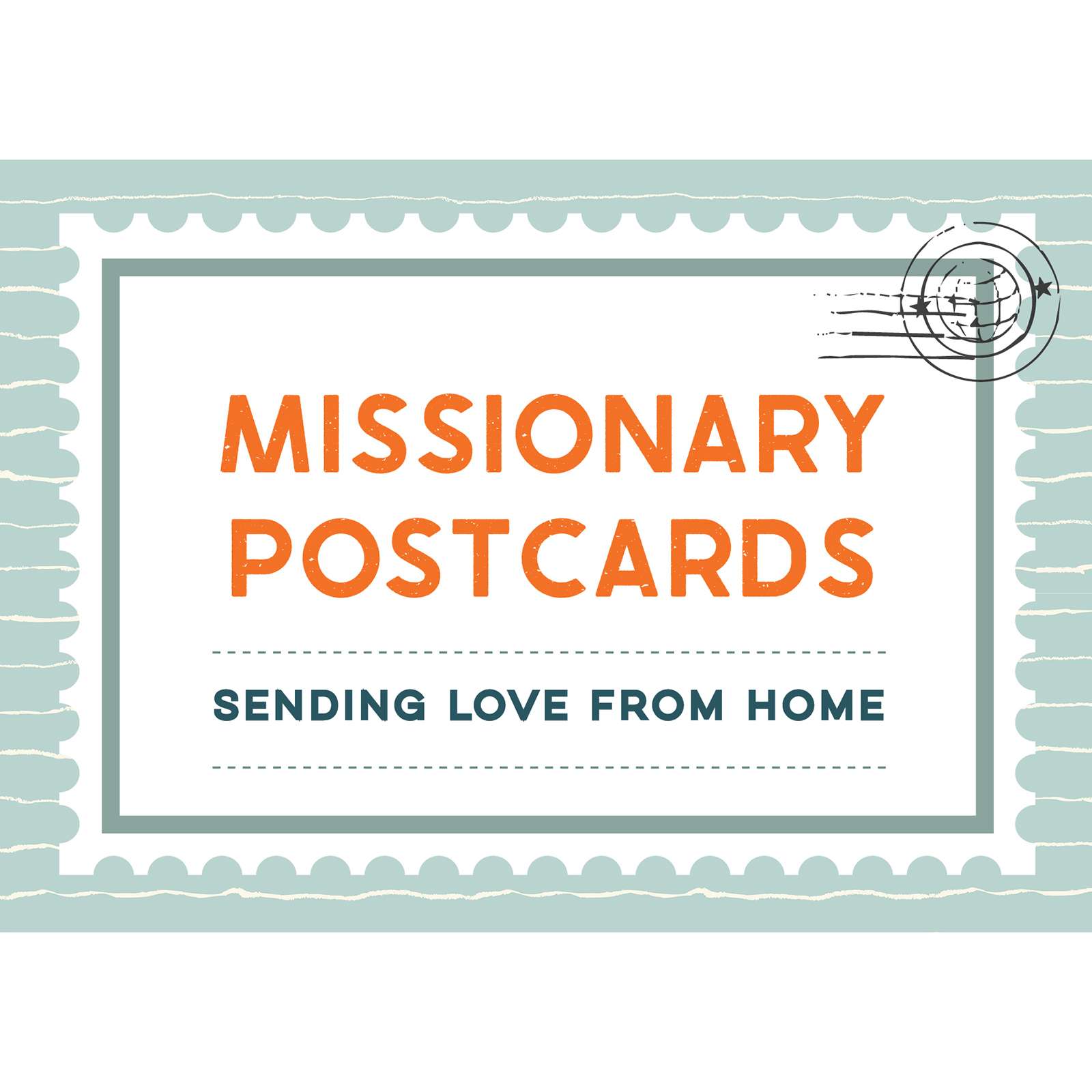 Missionary Postcards With Love From Home