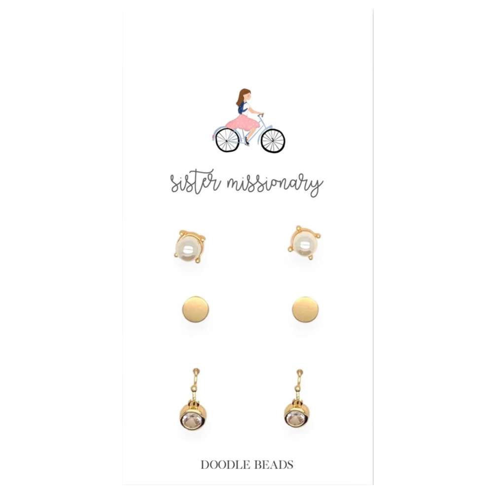 Sister Missionary Lucy Earring Set