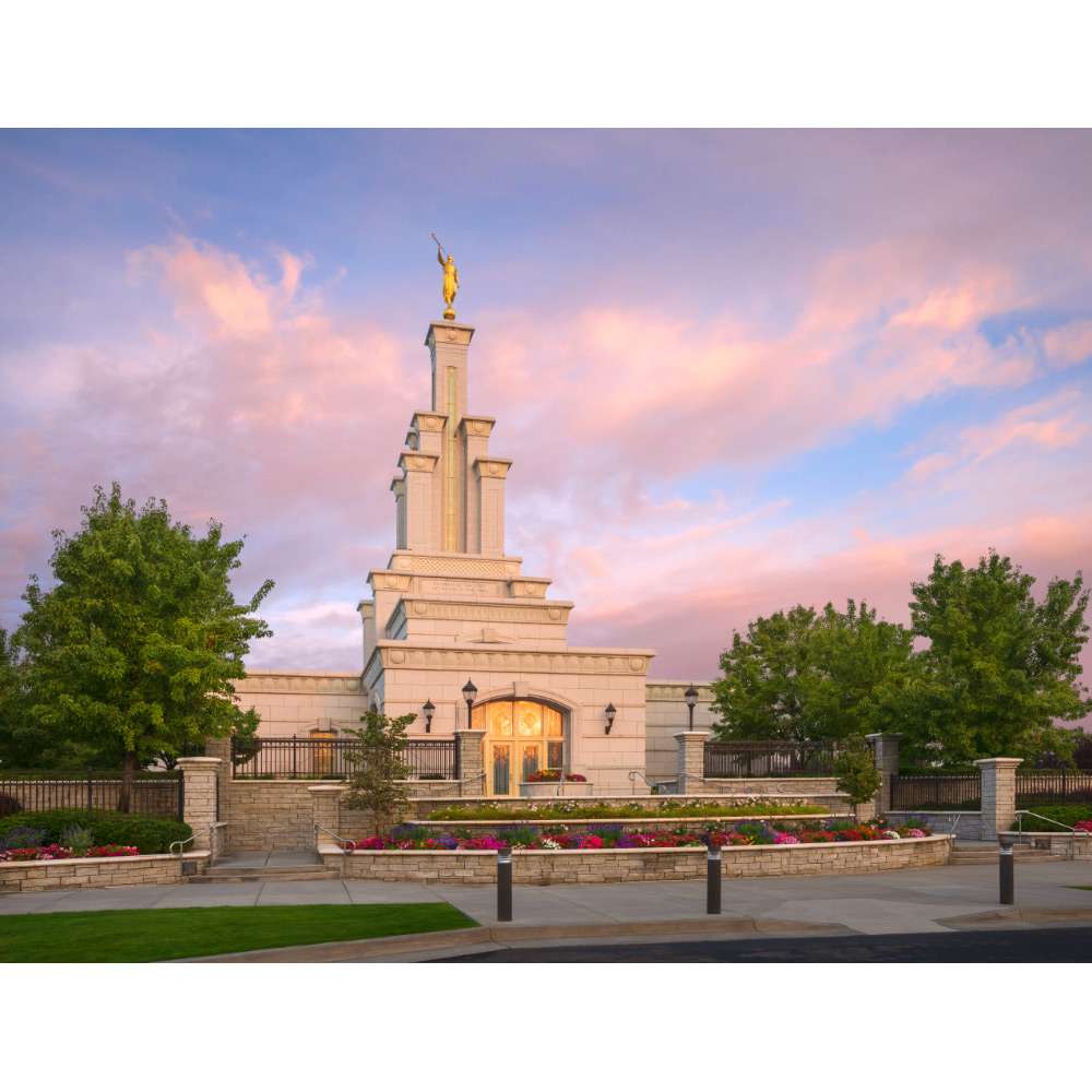 Columbia River Washington Temple - The Fire Within Print