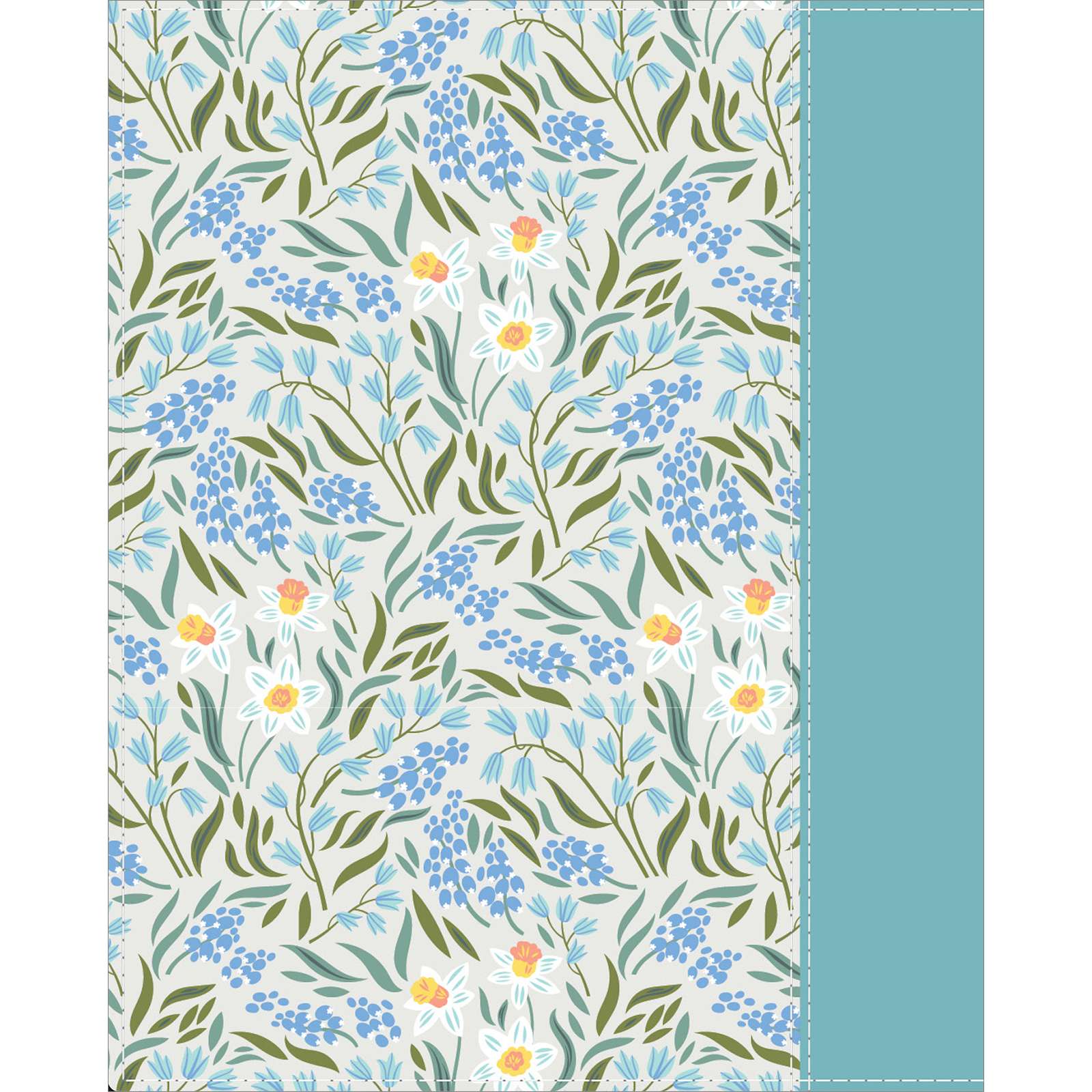 The Book of Mormon, Journal Edition, Aqua Floral (No Index), , large image number 5