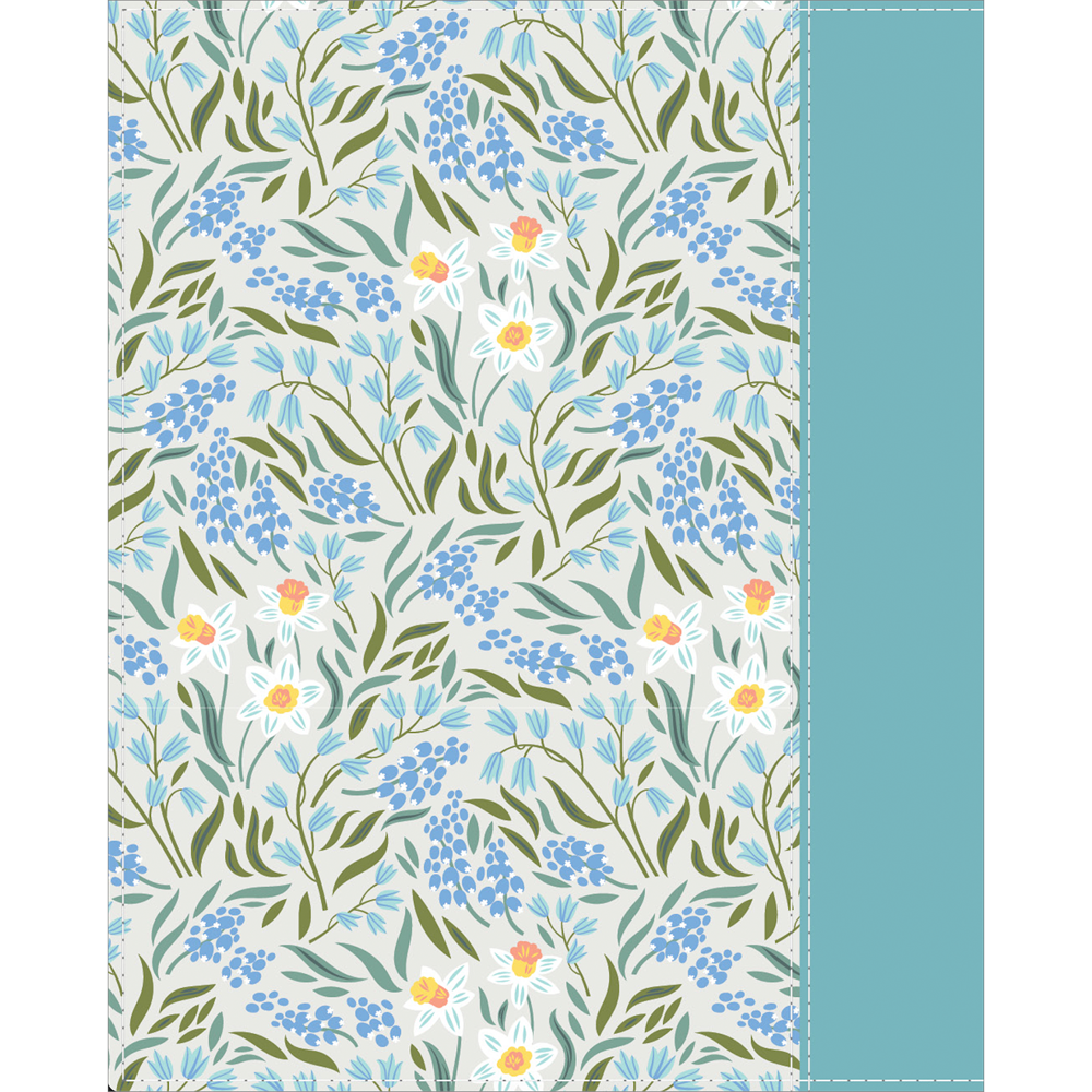 The Book of Mormon, Journal Edition, Aqua Floral (No Index), , large image number 5