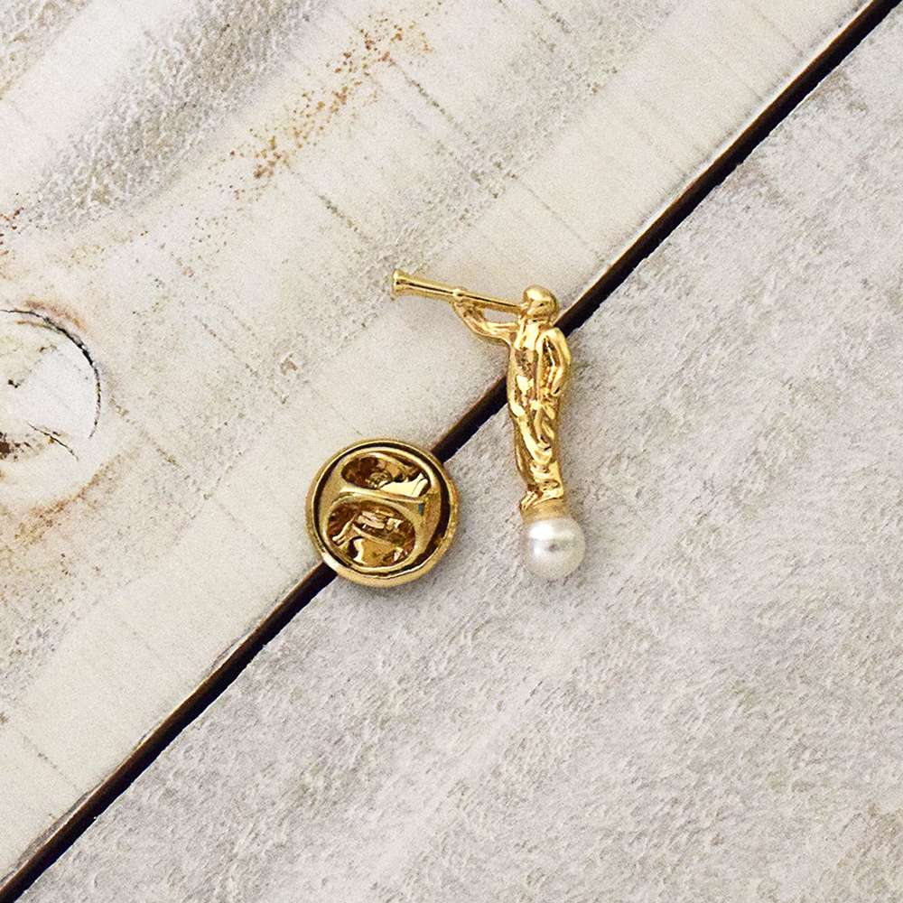 Angel Moroni on Pearl Pin, , large image number 3