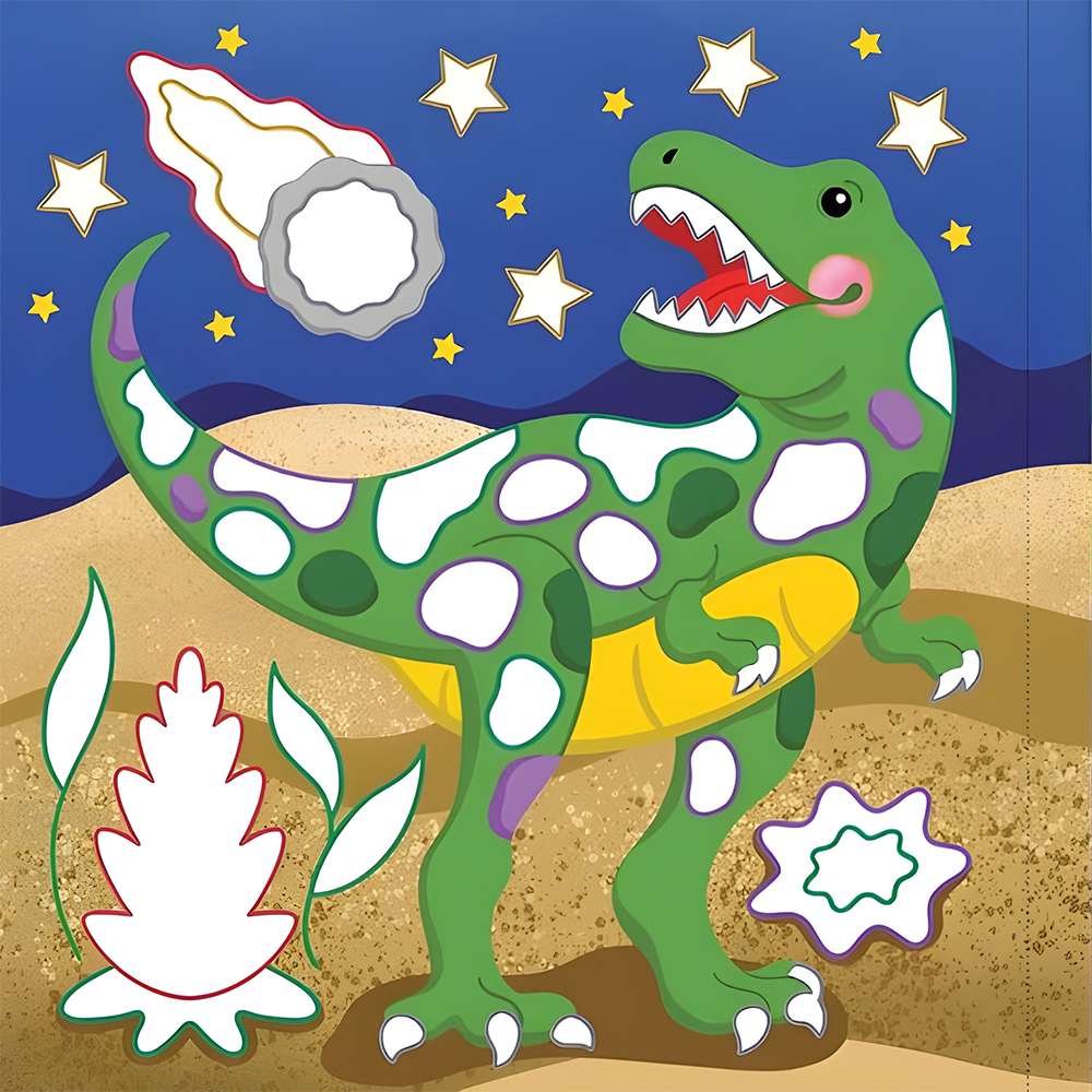 Color-By-Foil Sticker Book Dinosaurs, , large image number 9