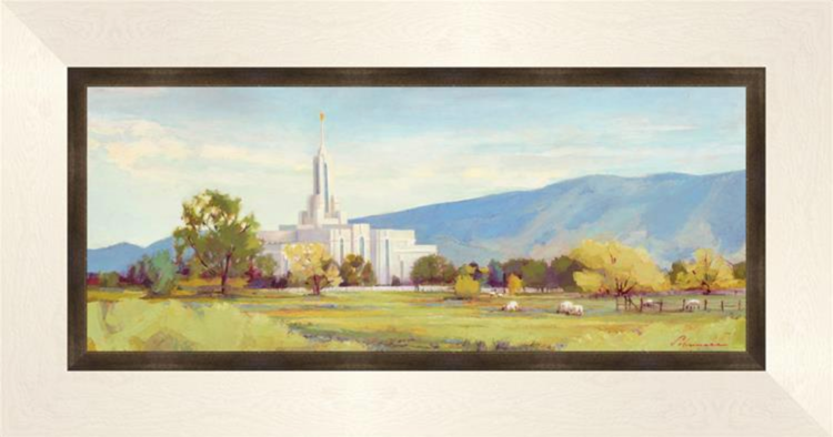 Eternal Temple: Mt. Timpanogos (19x37 Framed Art)
