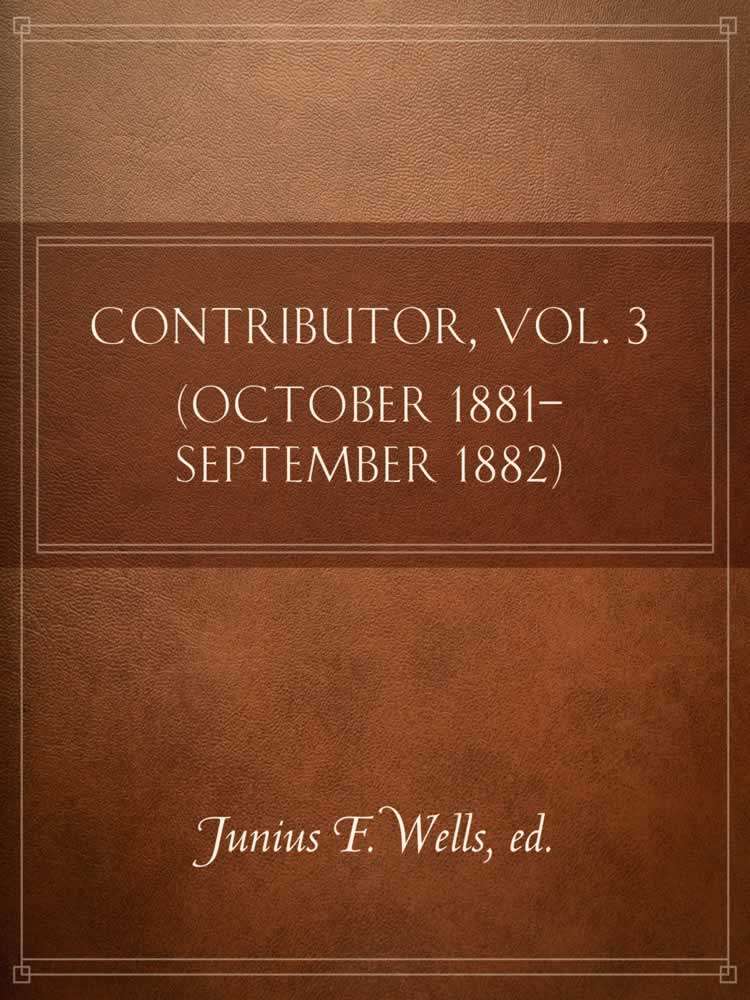 Contributor, Vol. 3
