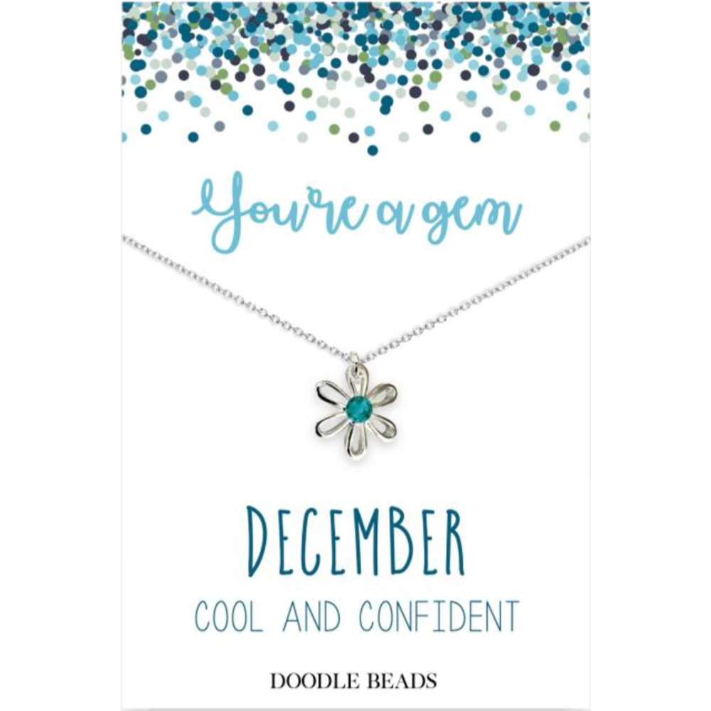 Flower Birthstone Necklace, , large image number 12