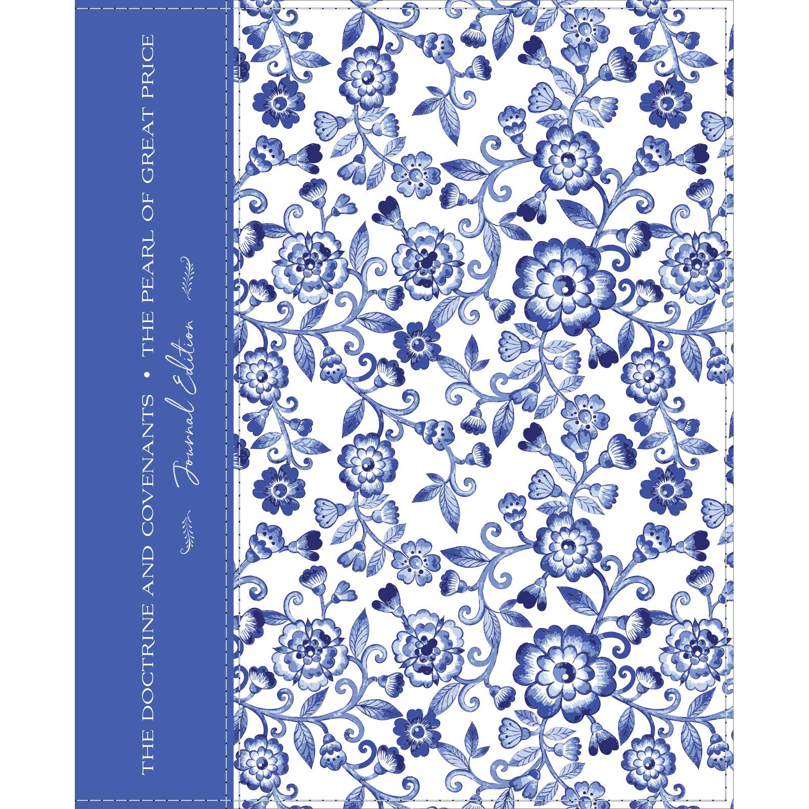 The Doctrine and Covenants and Pearl of Great Price, Journal Edition, Blue Floral (No Index)