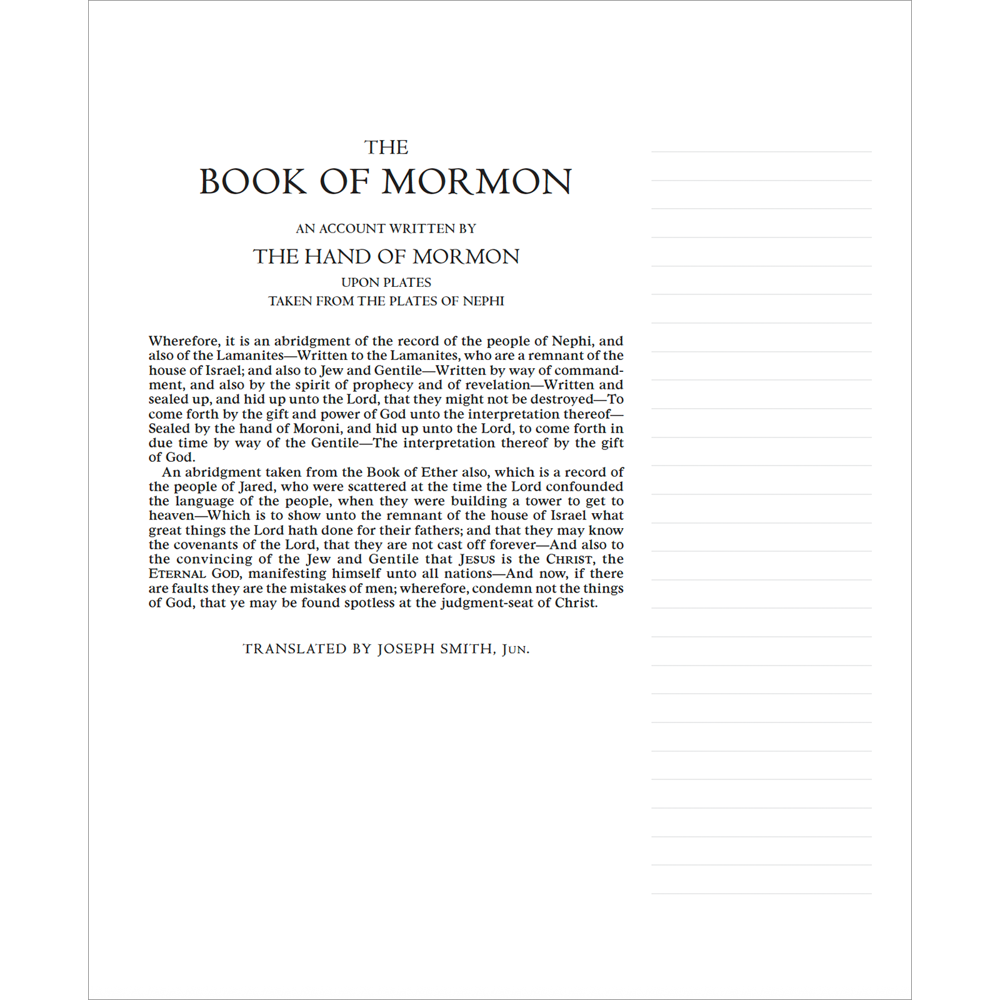 The Book of Mormon, Journal Edition, Aqua Floral (No Index), , large