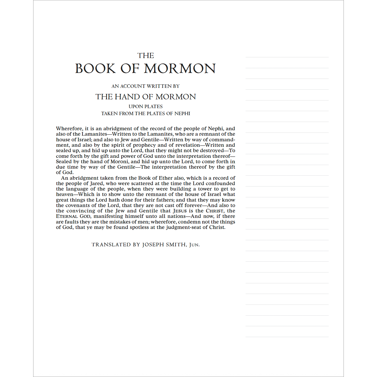 The Book of Mormon, Journal Edition, Aqua Floral (No Index), , large
