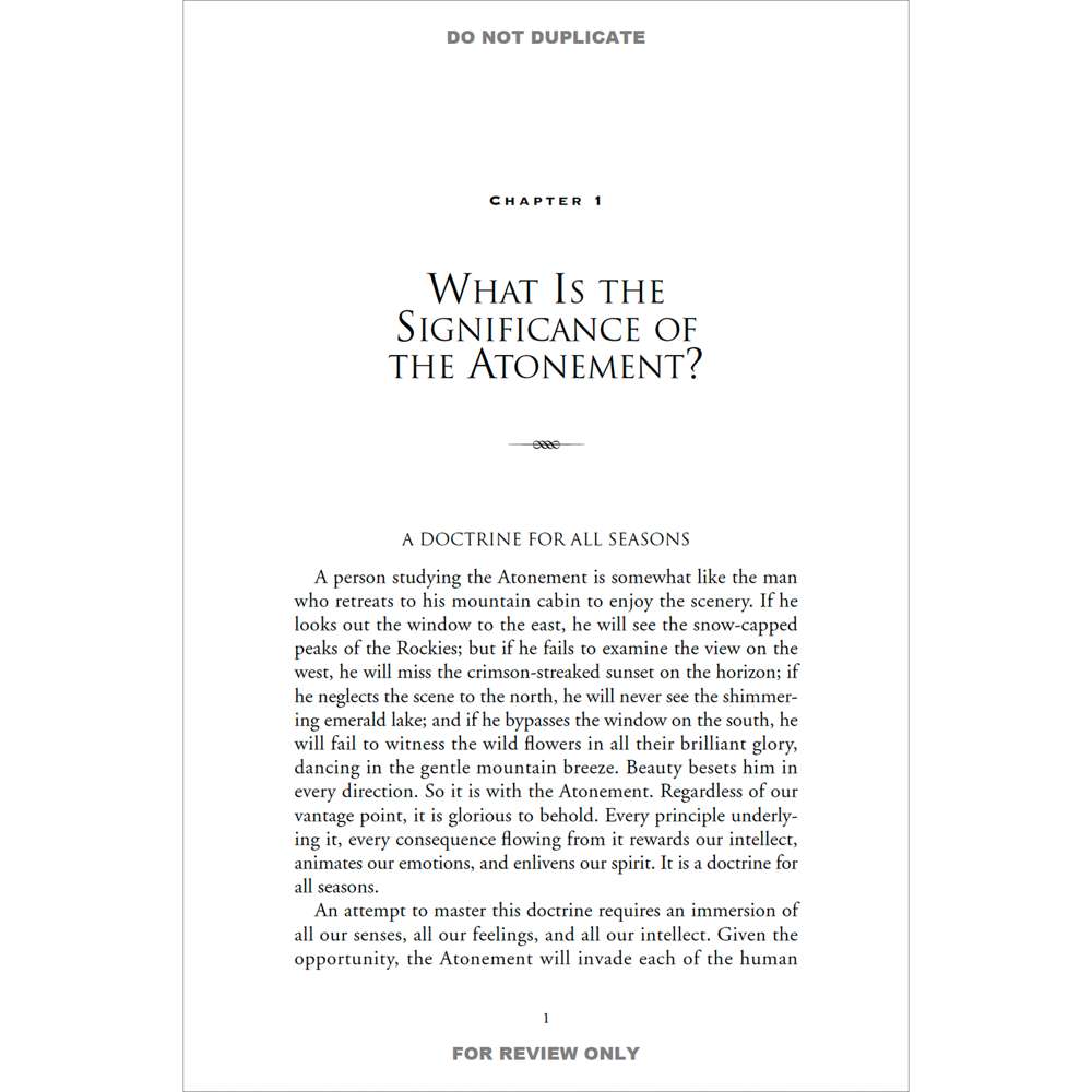 The Infinite Atonement 5