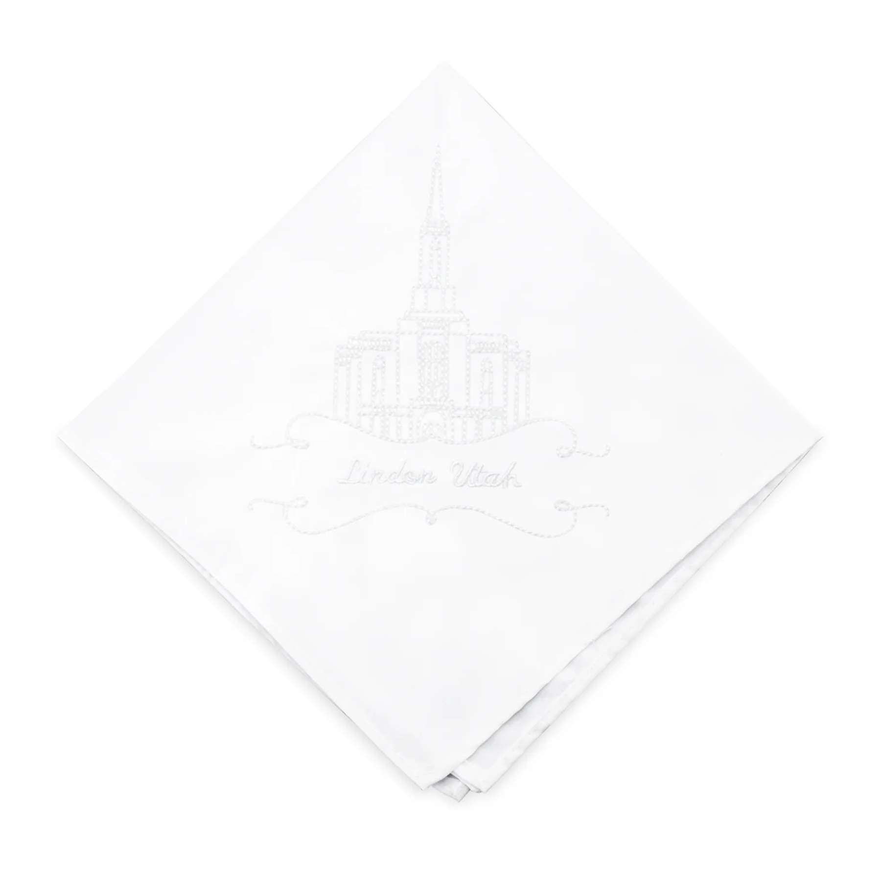 Lindon Utah Temple Handkerchief